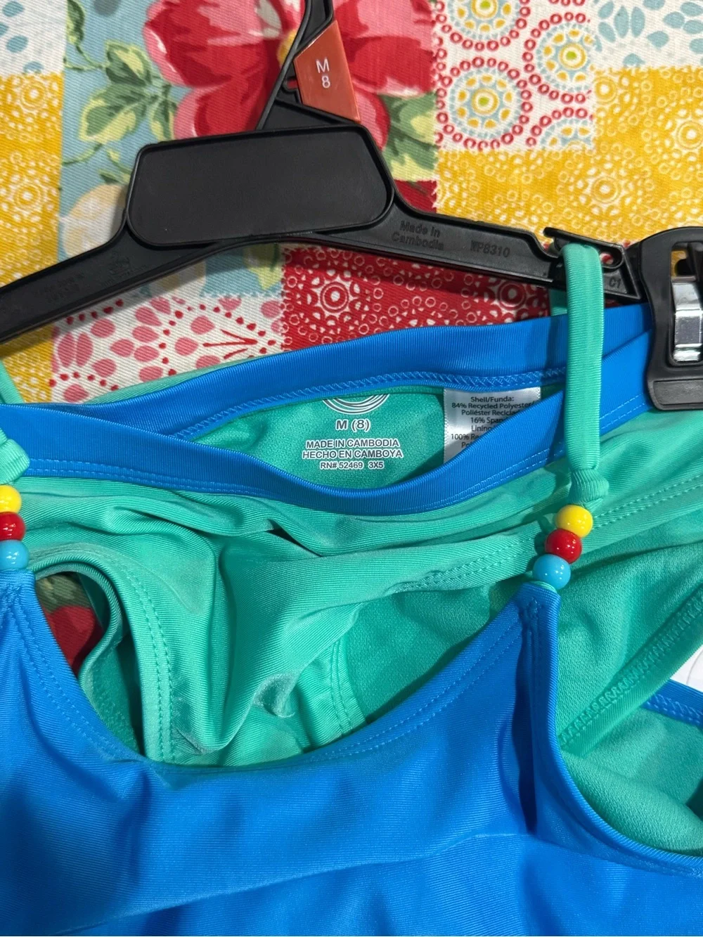 3 Girls size 8 medium bathing suits NWT 2 wonder nation and Justice
